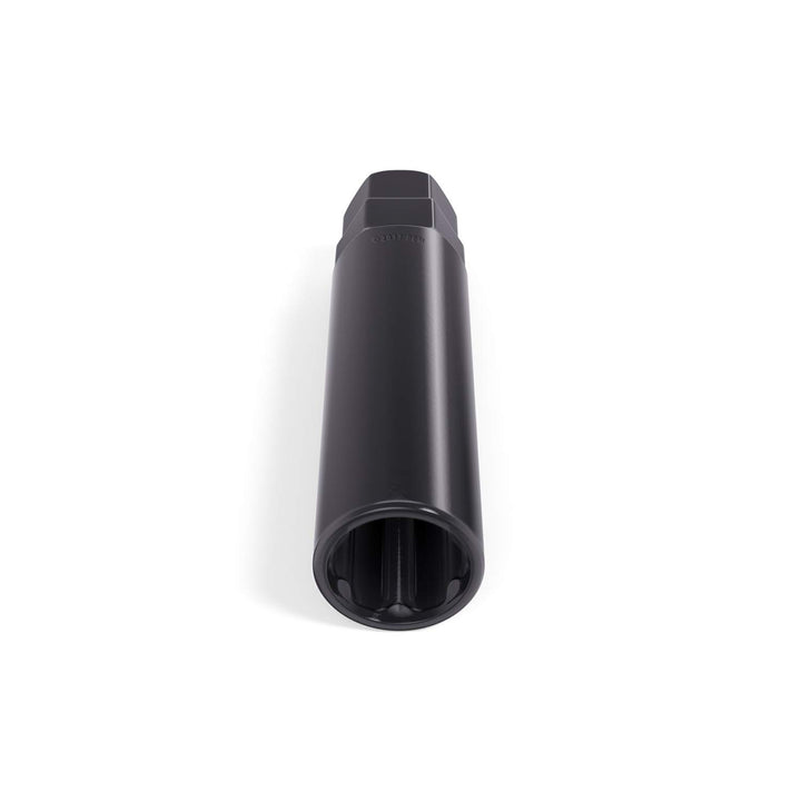 Small 6 Point Spline Drive Tuner Replacement Socket Key Tool for Aftermarket Six-Spline Wheel Lock Lug Nuts - 17.6mm Inner Diameter - 19mm 3/4 21mm 13/16 Hex Socket Wrench - Black