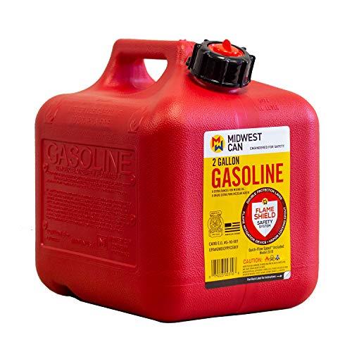 Quick-Flow Spout 2310 2 Gallon 8 oz. Gasoline Can w