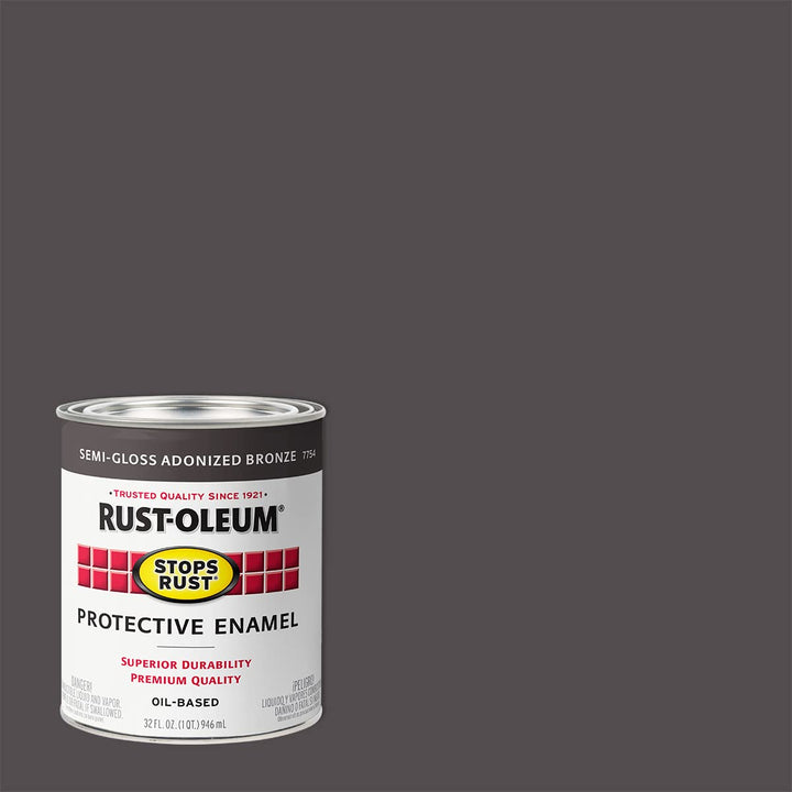 7754502 Protective Enamel Paint Stops Rust, 32-Ounce, Anodized Bronze