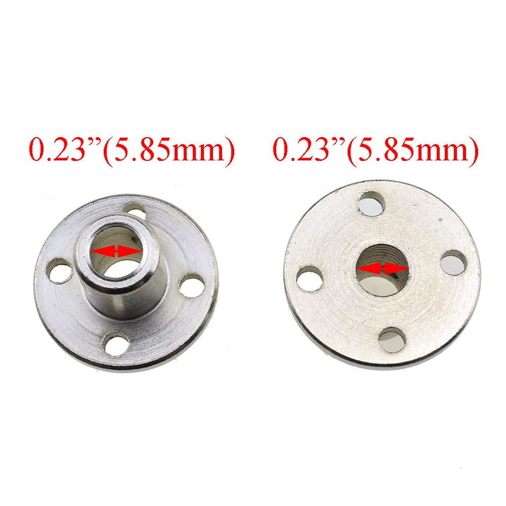 HAHIYO 6mm Inner Diameter Flange Coupling Connector wit