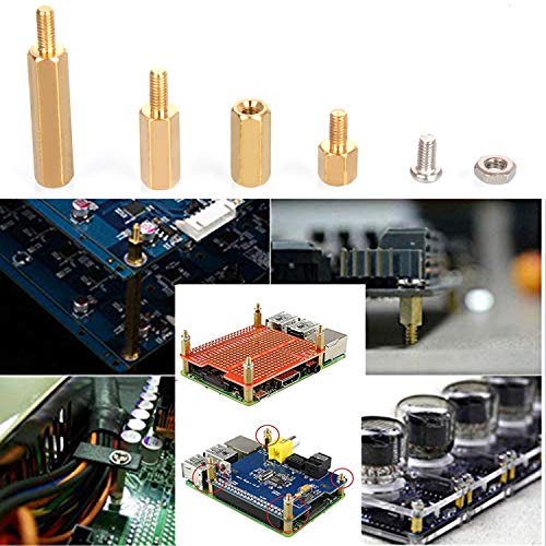 Raspberry Pi Installation Tool 160 Pcs/Lot M2.5 Series Hex Brass Spacer/Standoff + Nuts + Screws Raspberry Pi 3 Model B+(Plus) / 3B / Zero W Accessories Kit