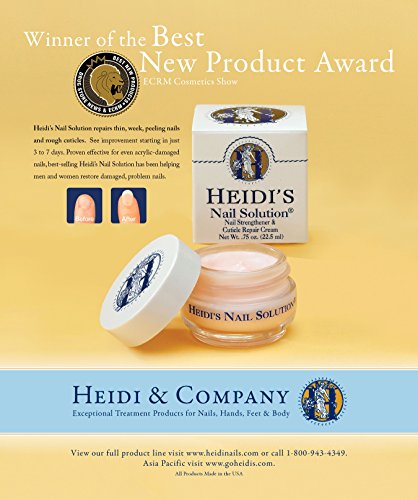 HEIDI&#39;S Nail Strengthener and Cuticle Repair Creme, 0.75 Ounce