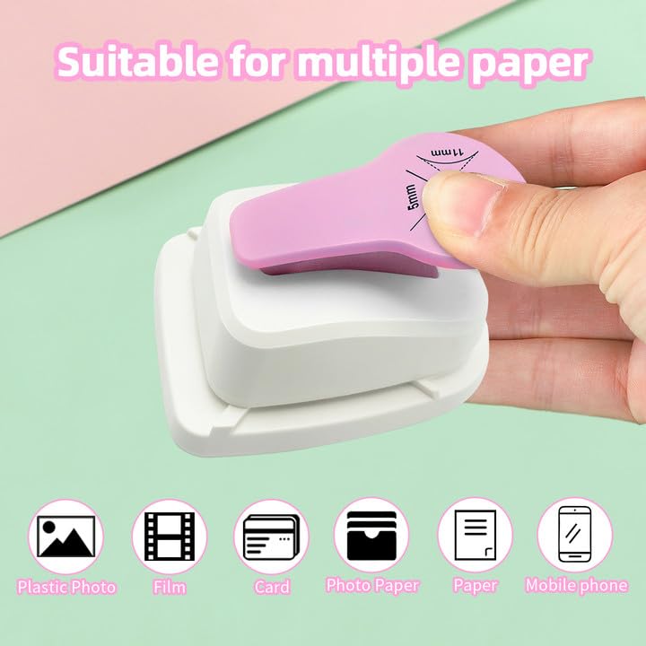 Craft Hole Punch 1 Inch, Paper Craft Punch Pattern Shape Craft Hole Puncher for Scrapbooking, DIY Arts Cards, Birthday Cards (Crown)