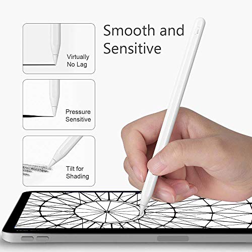Tips Replacement Compatible with Apple Pencil 1st Gen &amp; 2nd Gen, Pen Nibs for iPad Pro (4 Pack)