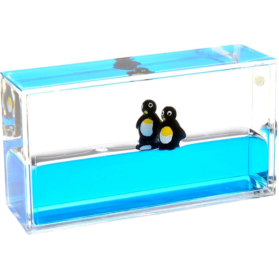 Liquid Penguin Paperweight | Calming and Relaxing Toy |