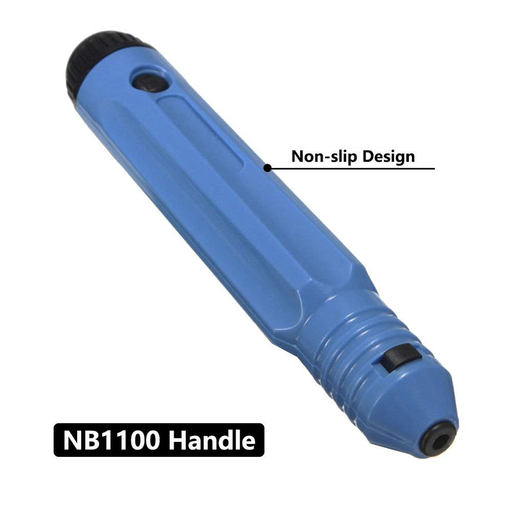 Saiper Deburring Tool Kit, NB1100 Handle with 10pcs Extra BS1010 HSS Blades- Hand Rotary Pipe Deburring Cutter for Cutting Deburrs Wood, Plastic, Copper, Aluminum and Steel