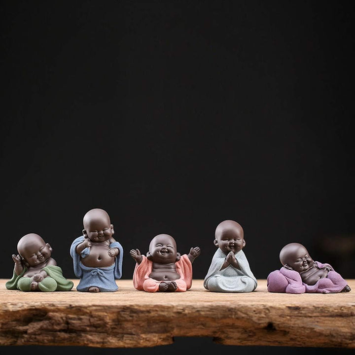 Kingzhuo A Collection of Cutie 5 Smiling Buddha Laughin
