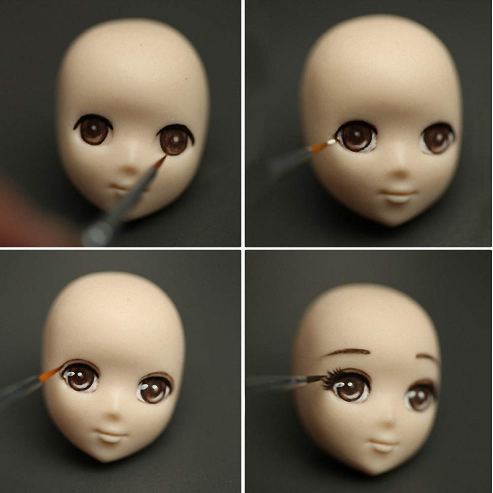 8Pcs/Set 3D Baby Face Soft Clay Mold Tools Doll Faces S