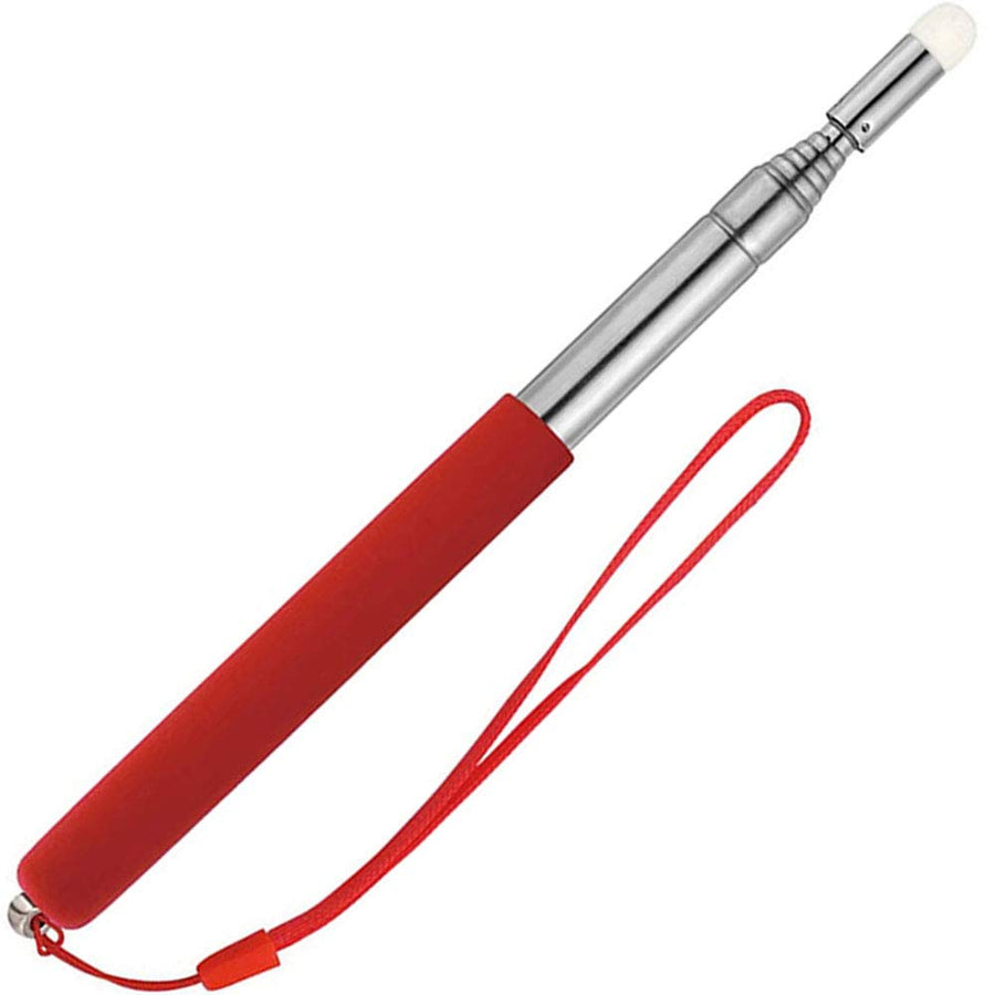 Telescopic Pointer Stick with Hand Lanyard, Teacher Pointer for Classroom, Presentation Pointers for Teachers, Hand Pointer Extendable Pointer Stick Retractable Pointer Pen Whiteboard Pointer (Black)