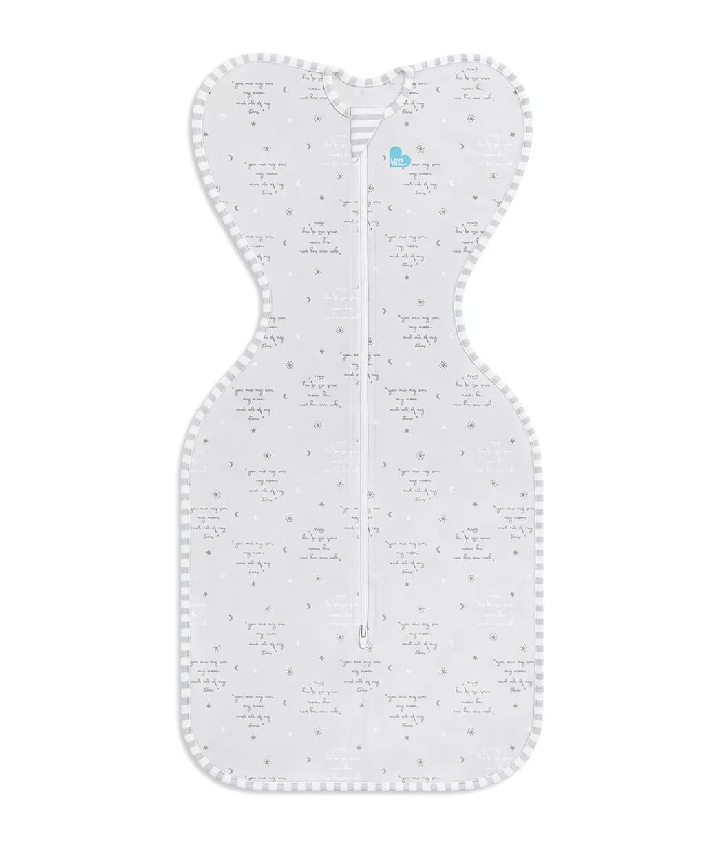 Swaddle, Baby Sleep Sack, Swaddle Up Self-Soothing Swaddles for Newborns, Get Longer Sleep, Snug Fit Helps Calm Startle Reflex, Lite 0.2 Tog Sleep Sack, 13-19 lbs, Gray