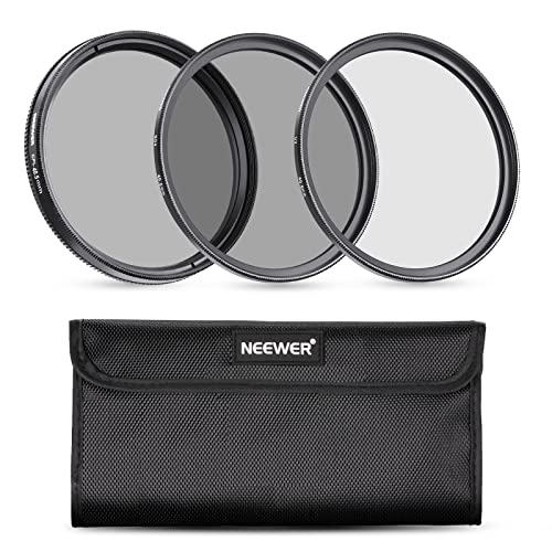 NEEWER 40.5mm ND Lens Filter Kit, UV + Circular Polariz
