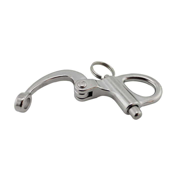 NRC&amp;XRC Pair of 3-3/4(96mm)316 Stainless Steel Fixed Bail Snap Shackle for Bracelet, Sailboat
