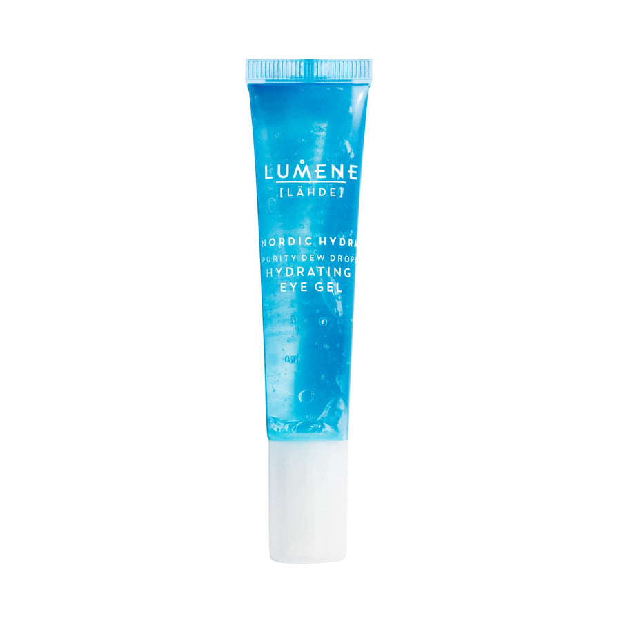 Purity Dew Drops Hydrating Eye Gel - Dark Circle Eye Cream with Hyaluronic Acid & Under Eye Serum + Puffy Eyes Treatment, 15ml