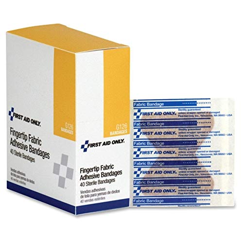 First Aid Only 1-3/4 X 2 Fingertip Fabric Bandage, 40 C