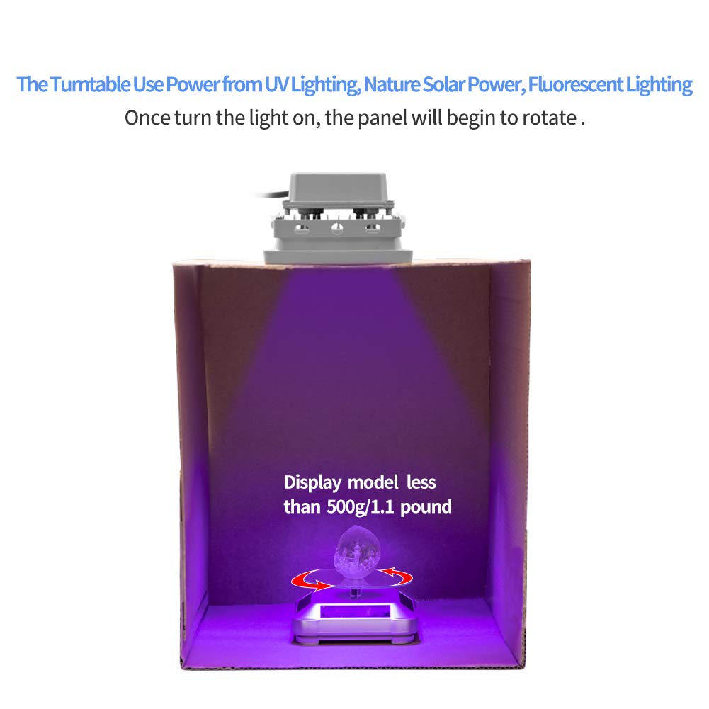 3D Printer UV Resin Curing Light with Solar Turntable 3