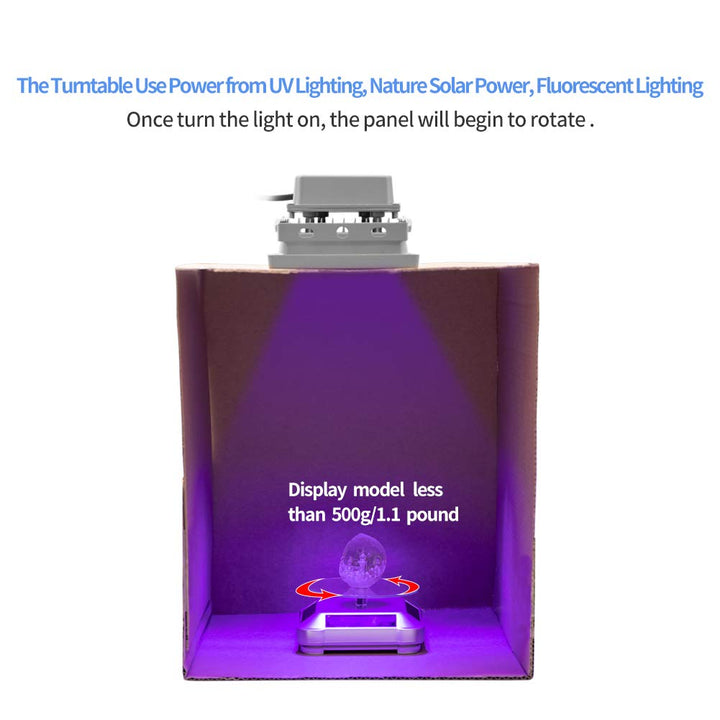 3D Printer UV Resin Curing Light with Solar Turntable 3