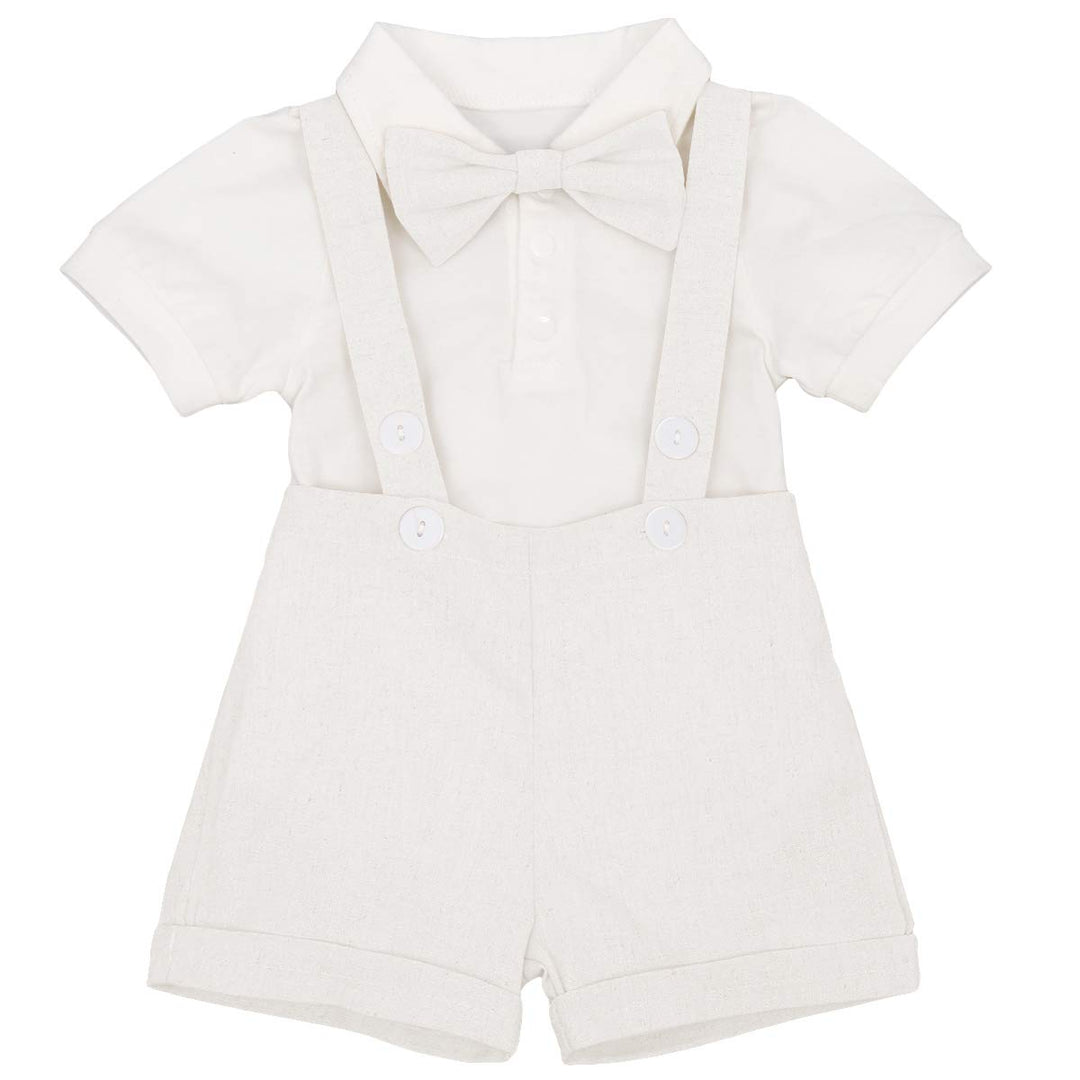 Toddler Baby Boys Gentleman Summer Suits Set Bowtie One