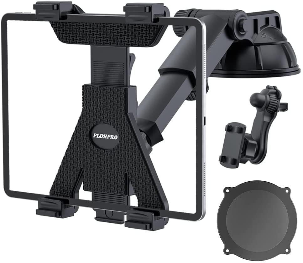 Tablet Holder for Car Mount,3-in-1 Car Air Vent,Dashboard Windshield Mount,360° Rotation Adjustable for iPad Air/Mini, Nintendo Switch,Samsung,Tablets 6- 10.5,TPU Suction Sticky Gel