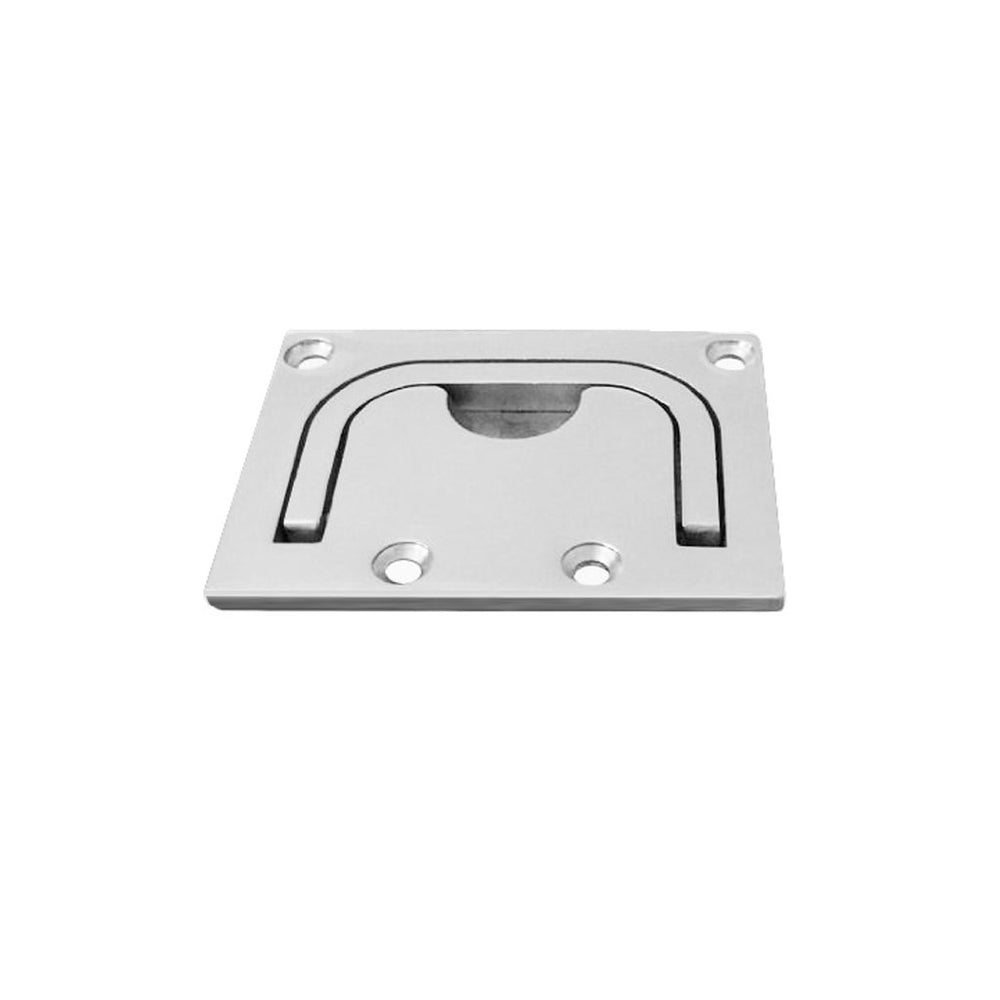 2 Pack Boat Ring Hatch Pull Flush Lift, Flush Ring Pull, Marine Grade 316 Stainless Steel, 16 Pcs Free Mount Screws