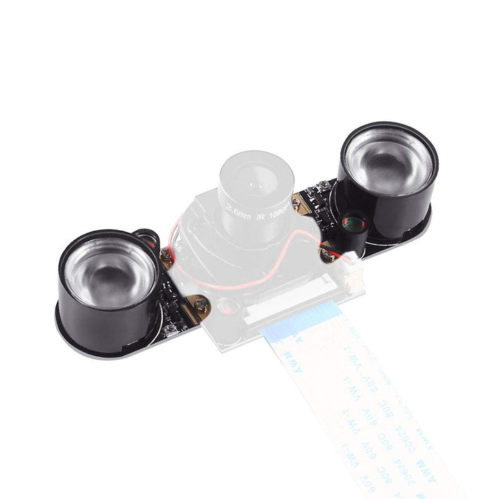 2 Pcs Infrared LED Light Board Module for Raspberry Pi Camera Night Vision, 3W 850 IR High Power Night Vision Infrared Illuminator with Adjustable Resistor for Raspberry Pi Camera