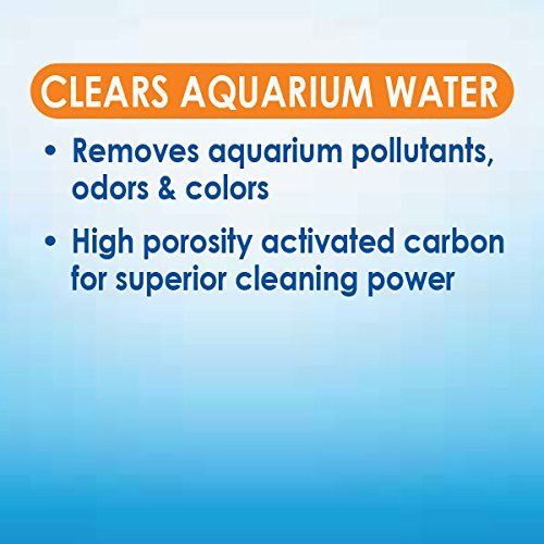 API SUPER ACTIVATED CARBON Aquarium Canister Filter Filtration Pouch 1-Count, White (729A)