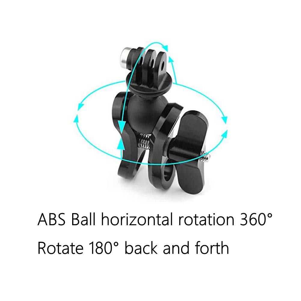 Ball Head Mount Adapter (1-Inch Diameter Ball) with Thu