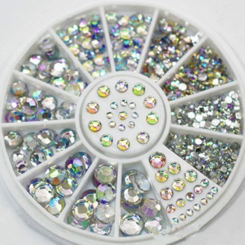 Great Mixed Diy Size Glitter Rhinestones Charm 3 D Nail Art Decor Accessories