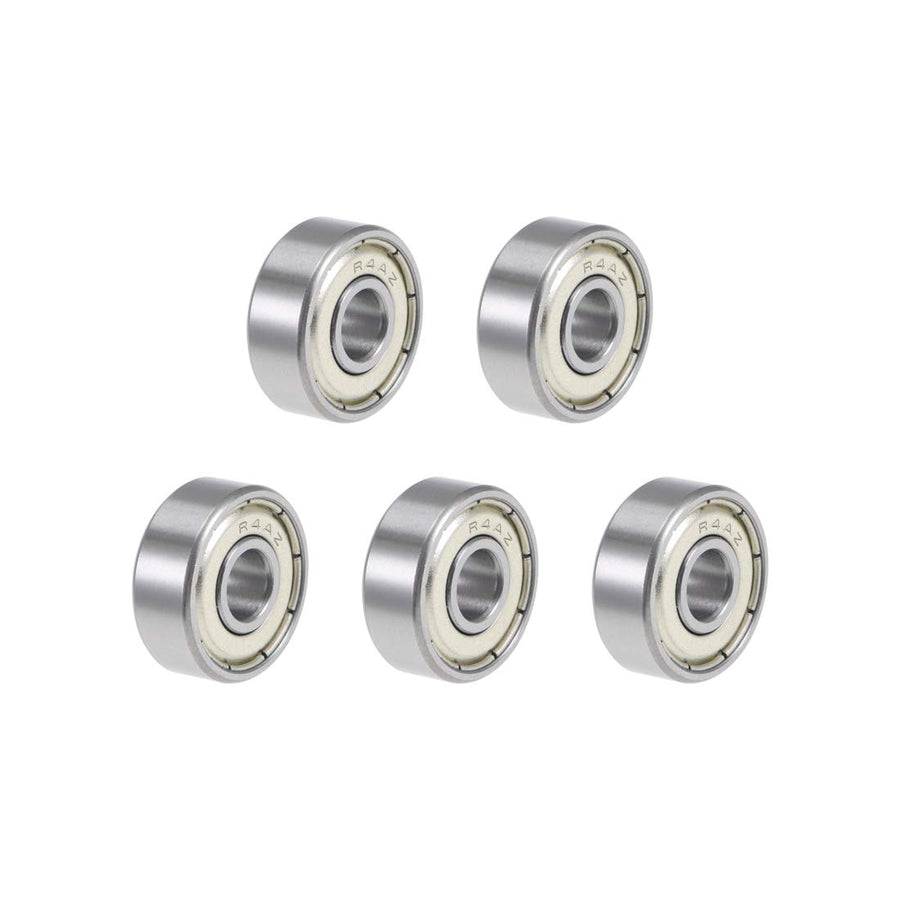 R4AZZ Deep Groove Ball Bearings 1/4 x 3/4 x 9/32 Double Shielded Chrome Steel P6(ABEC3) 5pcs