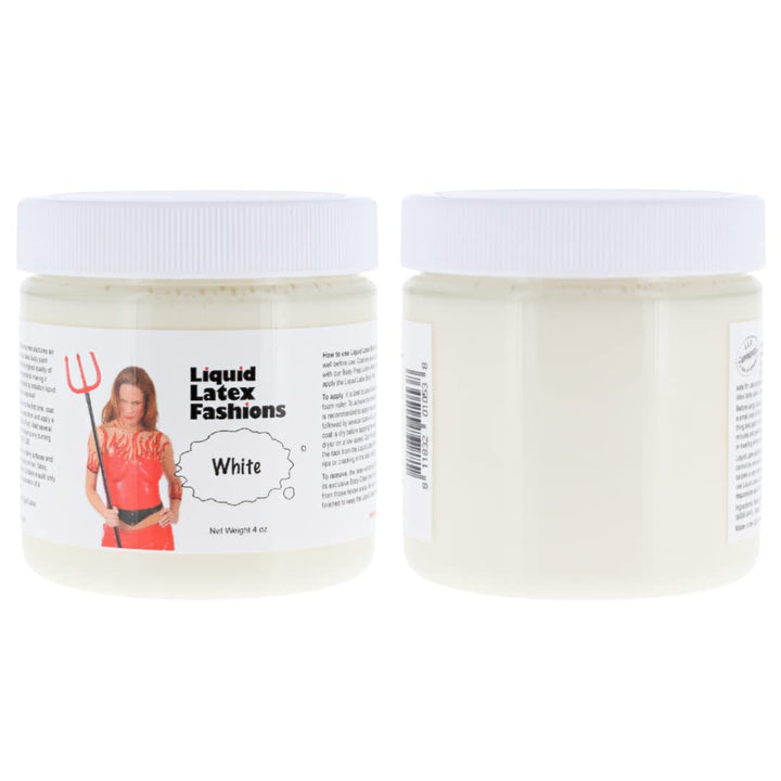 Ammonia Free Liquid Latex Body Paint - 4oz White