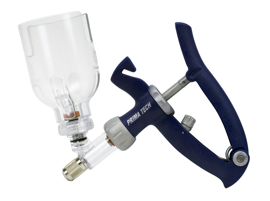 206657 Prima Premium adj 5ml/6ml Bottle Mount Vaccinator, Blue