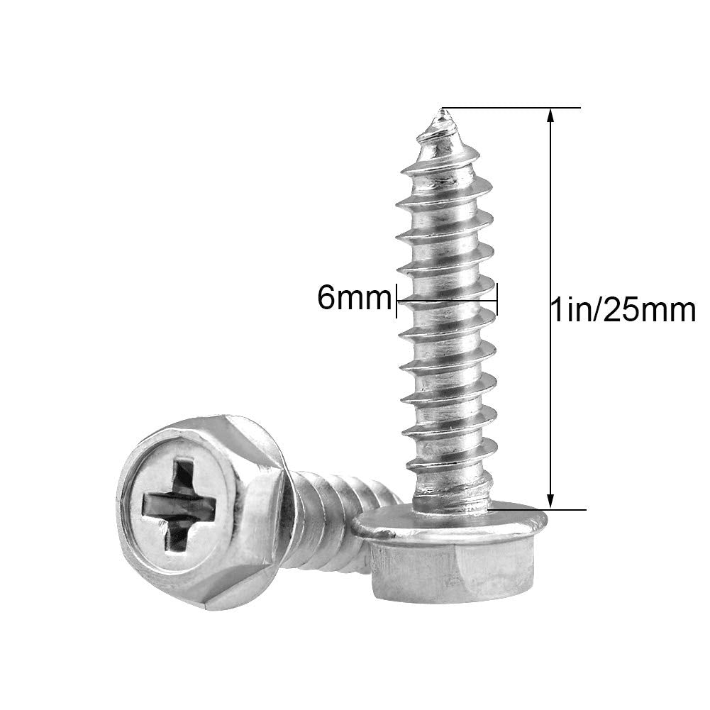 D Rings Tie Down Anchors 1/4 Stainless Steel D Ring 1200bls Breaking Strength,6pcs Heavy Duty Trailers Bracket Surface Mount Hooks with Screws Securing Cargo for Boats,Trucks,Camper