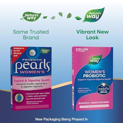 Nature's Way Women's Probiotic Pearls, Supports