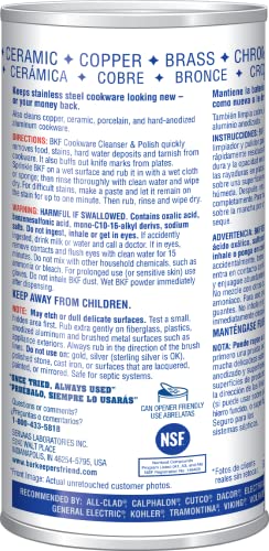 Superior Cookware Cleanser & Polish | 12-Ounces | 1-Unit