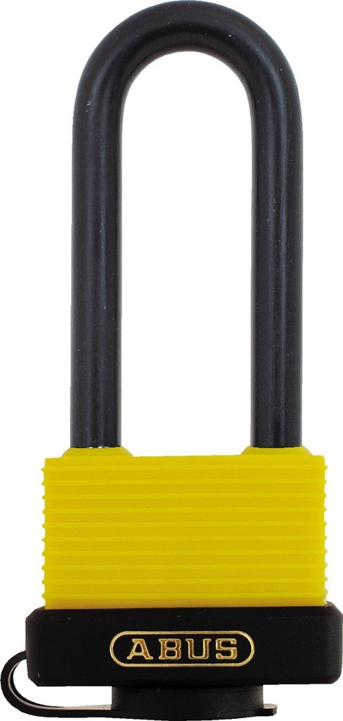 Yellow 70HB/45-63 KD Weather Solid Brass Body Stainless Steel Shackle Keyed Different Padlock