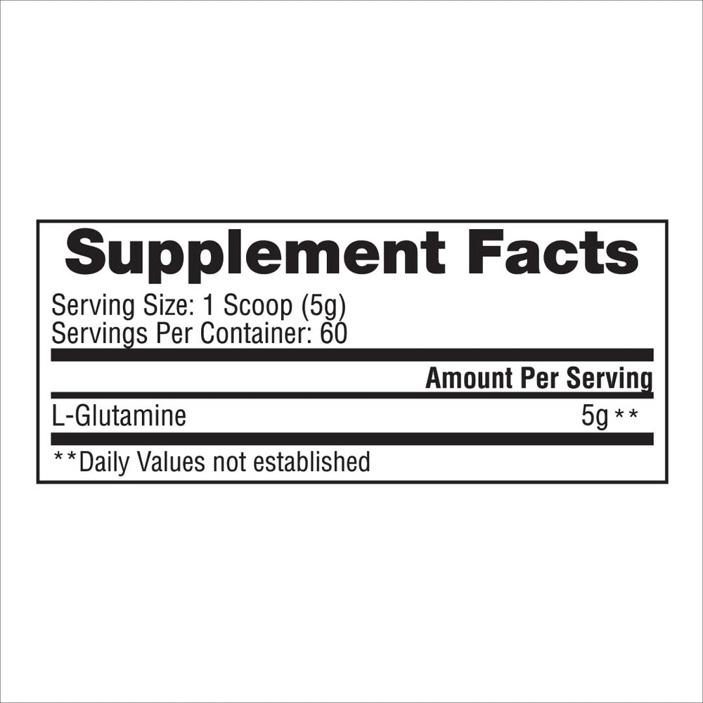 , Glutamine, Pure L-Glutamine Powder, Perfect Pre Workout, Post Workout and Recovery, Micronized Glutamine Powder (60 Servings, Unflavored)