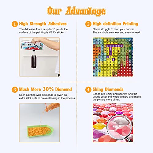 NAIMOER Horse Diamond Art Kits for Adults, Full Drill D