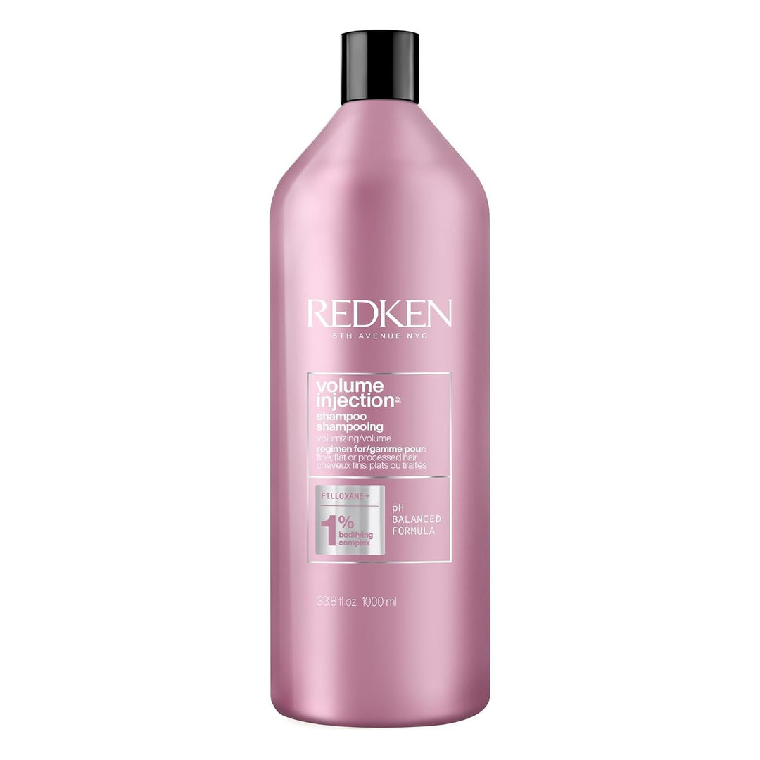 Volume Injection Shampoo | For Fine Hair | Adding lift &amp; Body | Paraben Free | 33.8 fl. Oz (Pack of 1)