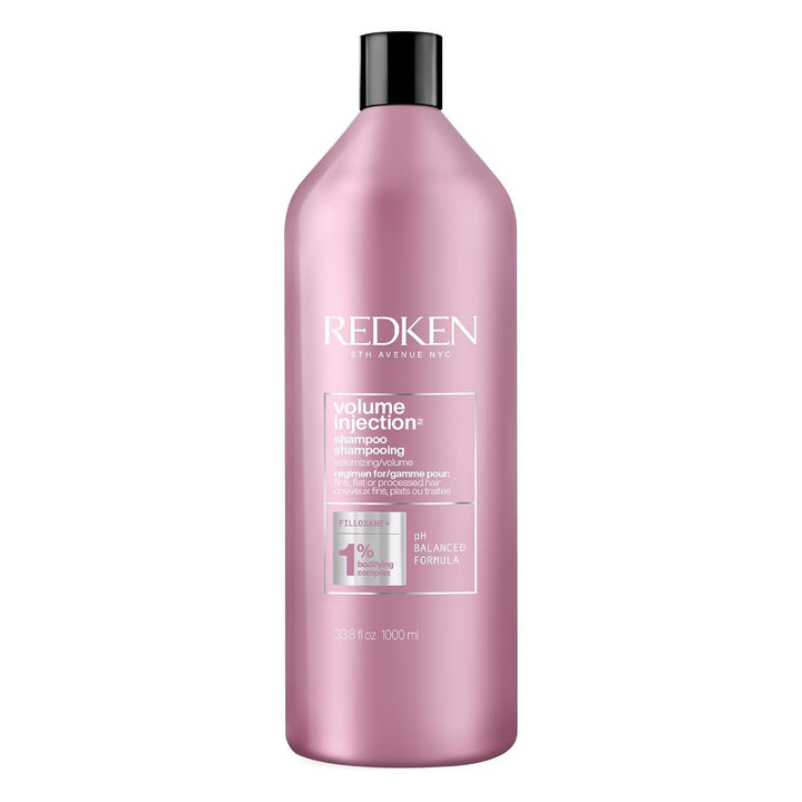 Volume Injection Shampoo | For Fine Hair | Adding lift &amp; Body | Paraben Free | 33.8 fl. Oz (Pack of 1)