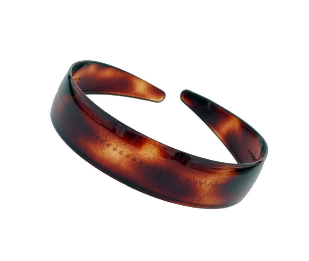 Our Comfortable Headband Made Of Celluloid Acetate In France In A Gold Betty Color