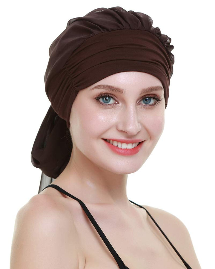 Chemo Turban For Cancer Women HeadWrap Scarves Long Hai