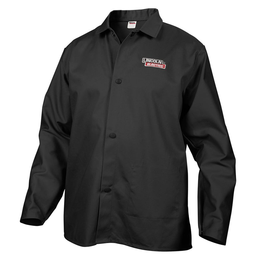 Black X-Large Flame-Resistant Cloth Welding Jacket,KH808XL