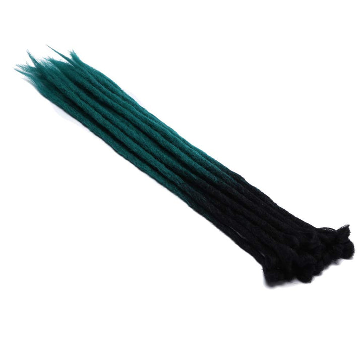 20 Dreadlock Extension Ombre For Hip-Hop Synthetic Heat Resistant Crochet Braiding Hair Handmade Reggae Extension Twist Braiding Hairpiece Box Braid For Man Women(5strands/1pack,ash blonde)