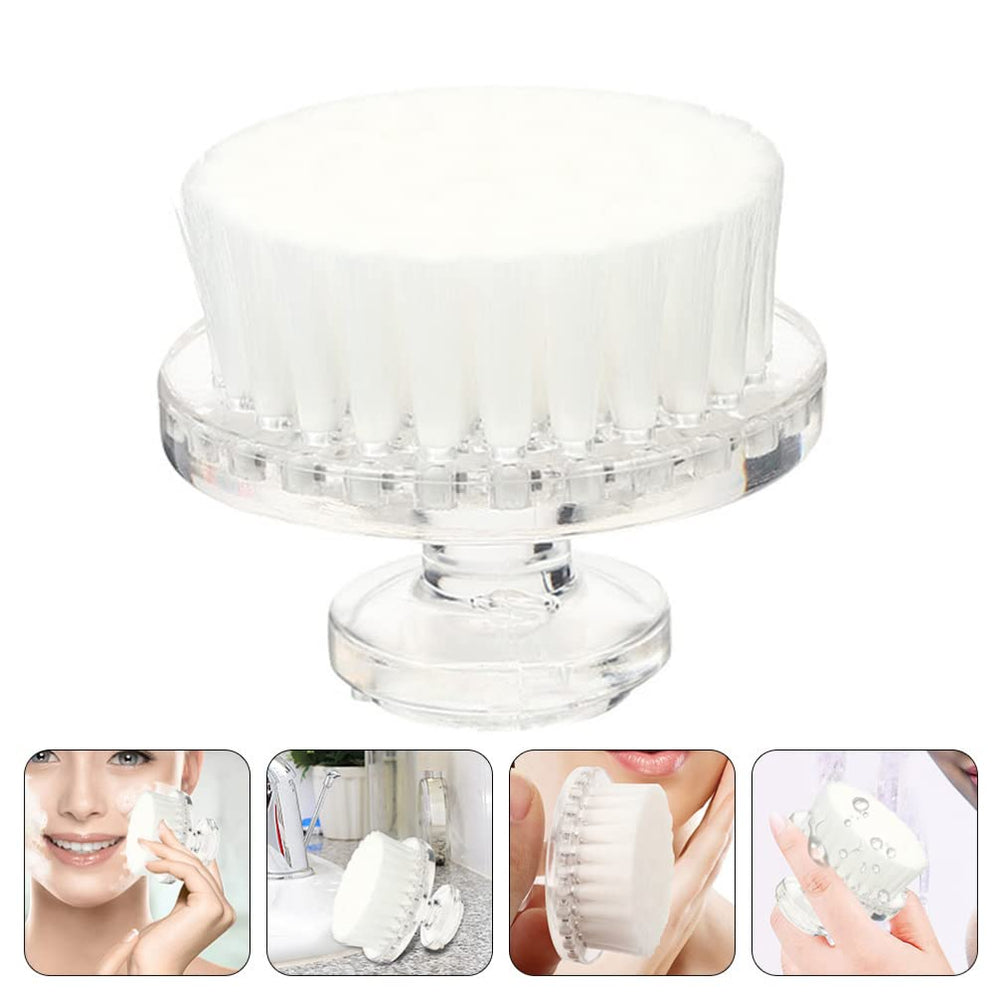 Facial Cleansing Brush Manual Face Scrubbers Soft Bristle Exfoliator Cleaner Brush Exfoliating Facial Brush for Face Care Makeup Skincare Removal