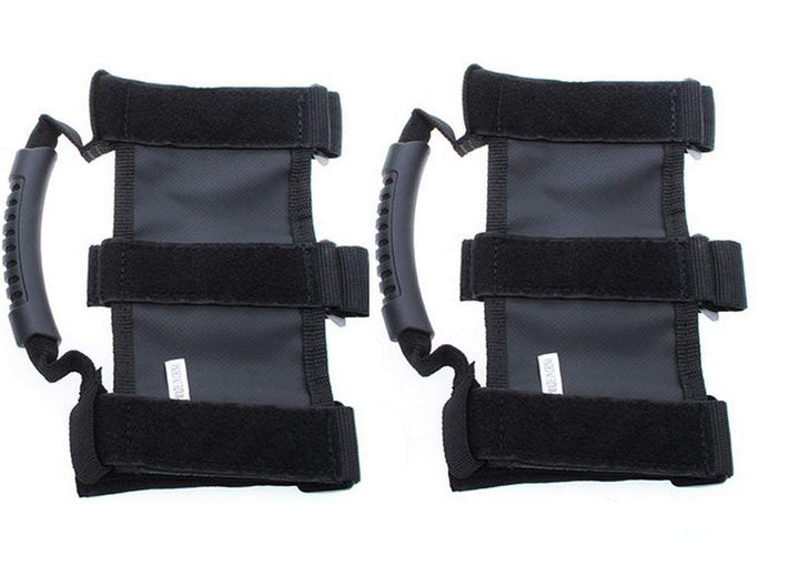 KAFEEK Roll Bar Grab Handle Compatible with Jeep Wrangler TJ YJ JK(Pack of 2)