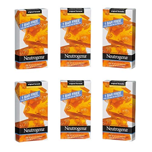 Neutrogena Transparent Facial Bar Unscented Pack, (Pack