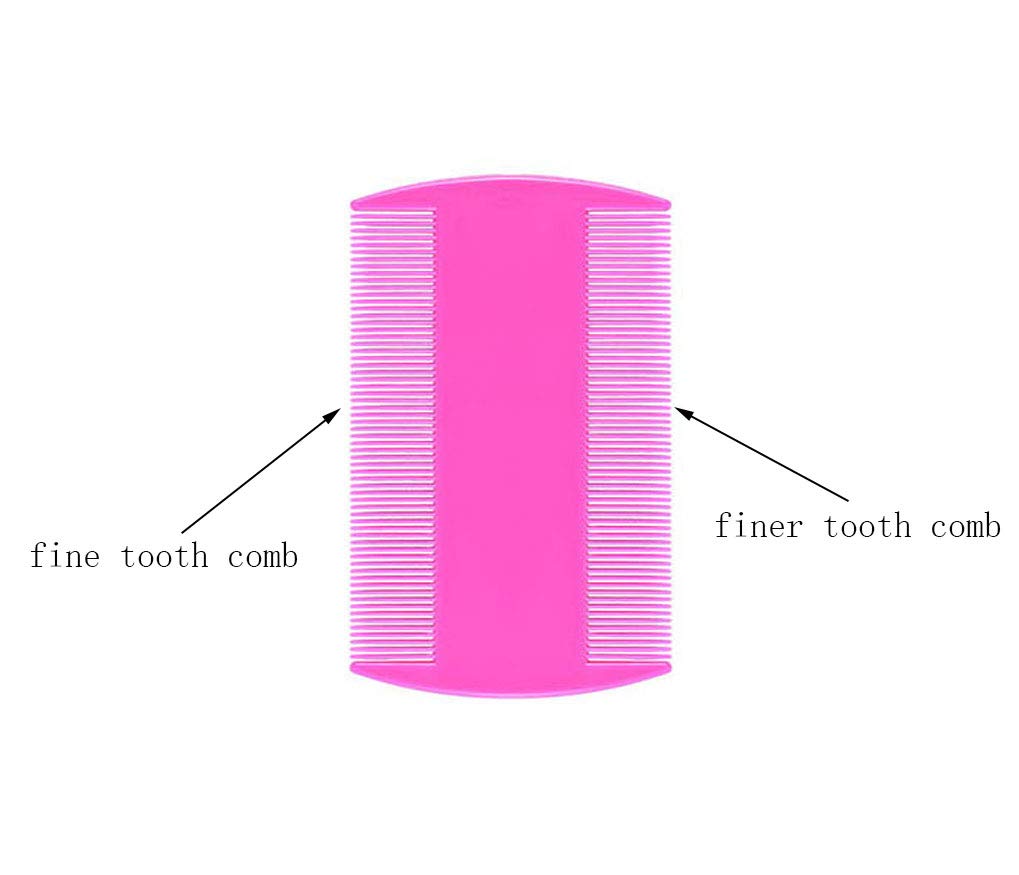 5 PCS Flea Lice Combs Grooming Fine Tooth Hair Combs for Dogs Cats