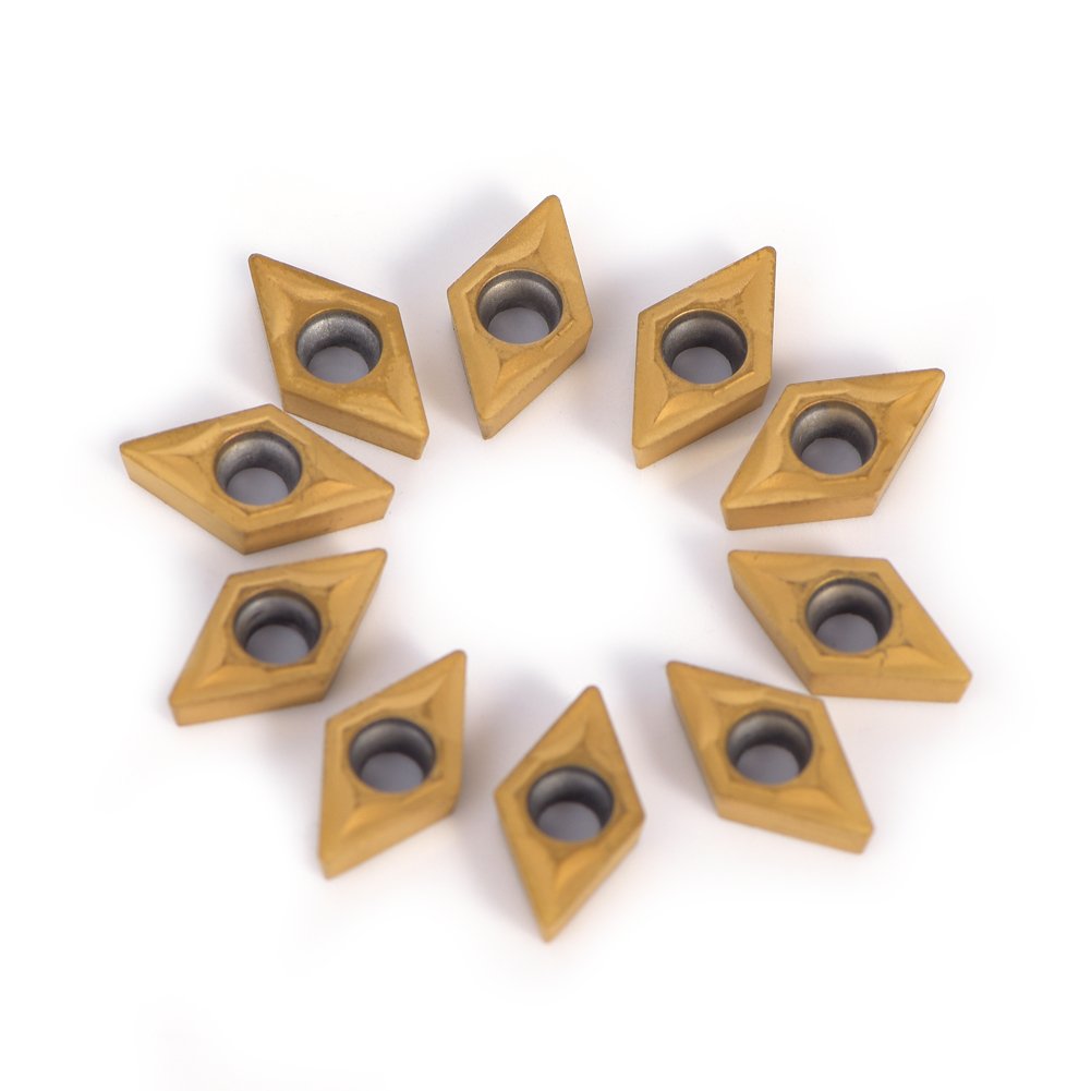 Carbide Inserts, 10pcs Indexable Soild Carbide Turning 
