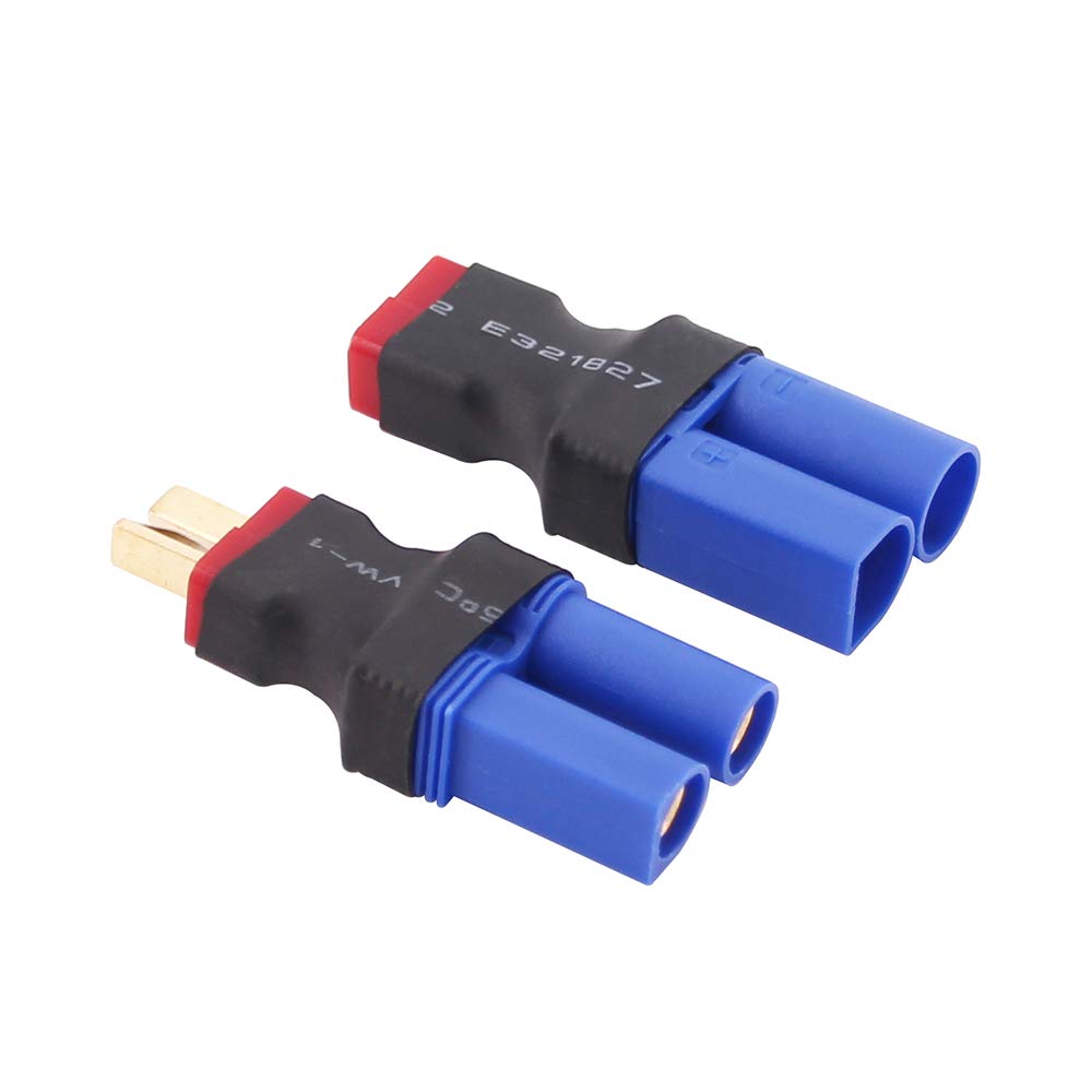 4pcs EC5 to T-Plug Style Male Female RC Connector Adapter(C82-4)