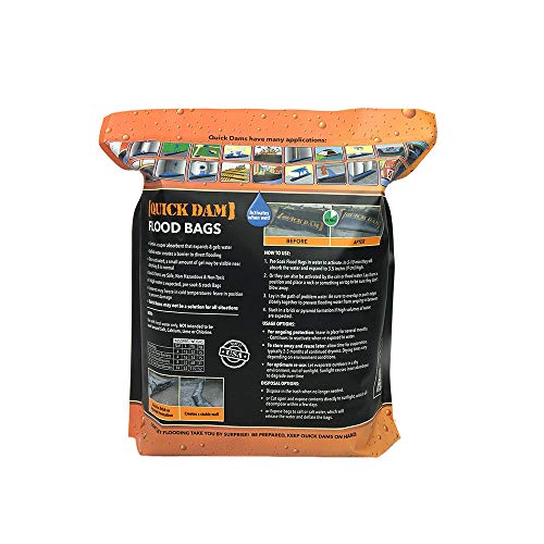 - QD1224-6 Water Activated Flood Bags 1ft x 2ft, 6-Pack