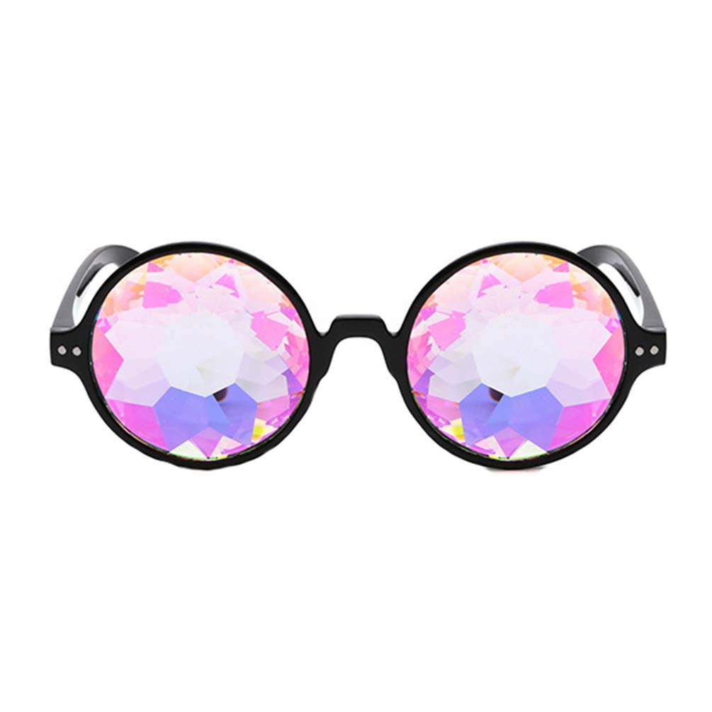 Armear Women Kaleidoscope Rave Rainbow Glasses Prism Mi